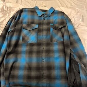 DIXXON Black and Blue Checkered Men's Shirt